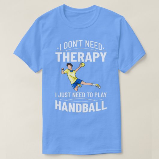 T-shirt Handball Jeu Jeu Joueur Règles Cour Équipe 4 (Design devant)