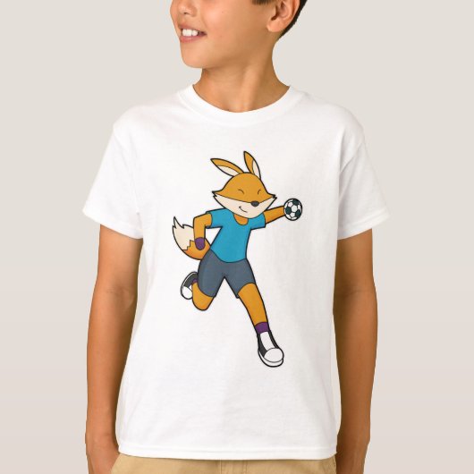 T-shirt Handball joueur Fox (Devant)