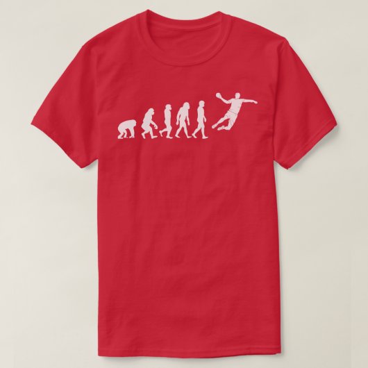 T-shirt Handball Men Evolution Sport cadeau (Design devant)