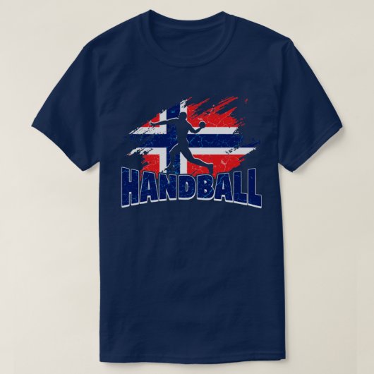 T-shirt Handball Norvège (Design devant)