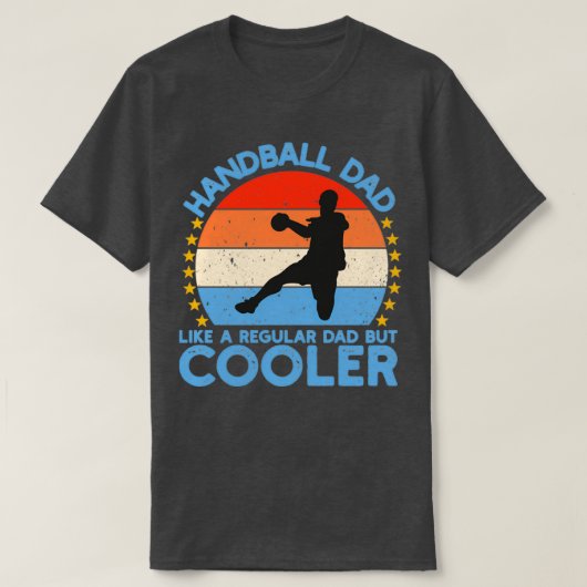 T-SHIRT HANDBALL PÈRE COMME PÈRE RÉGULIER MAIS GLACIÈRE (Design devant)