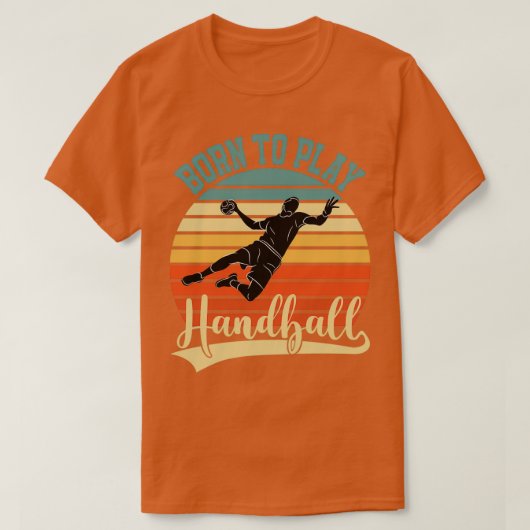 T-shirt Handball Player Circle Runner Retour chambre 16 (Design devant)
