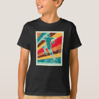 Handball Player Retro