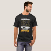 T-shirt Handball Retired Sport  Handball (Devant entier)