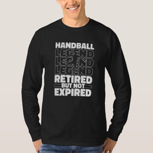 T-shirt Handball Retiree  Sport Handball (Devant)
