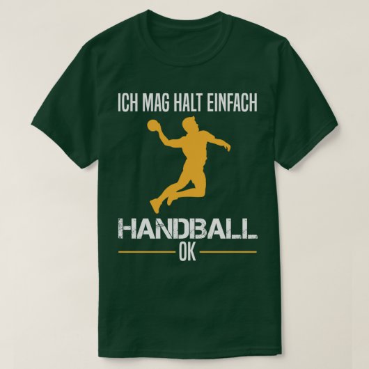 T-shirt Handball Sports Handball Player Devis Cadeau Idée (Design devant)