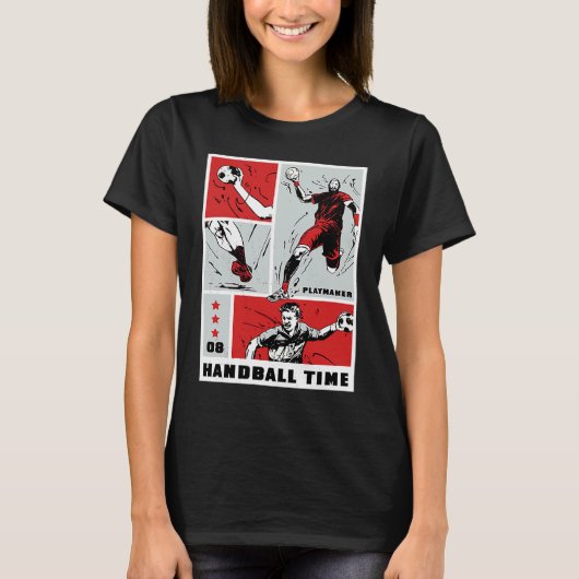 T-shirt Handball time Playmaker Collage (Devant)