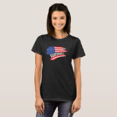 T-shirt Handball  US American Flag  Team Handball Player (Devant entier)