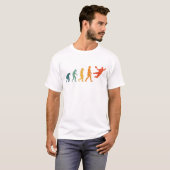 T-shirt Handballer Evolution Retro Handball (Devant entier)