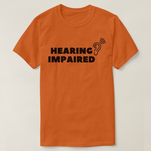T-shirt Handicap auditif 36 (Design devant)