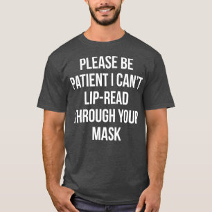 T-shirt Handicap auditif Sourd Lipreing par masque 1