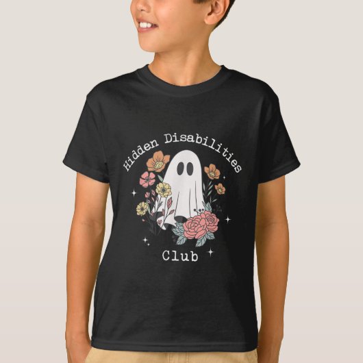 T-shirt Handicap caché Invisible Autisme (Devant)
