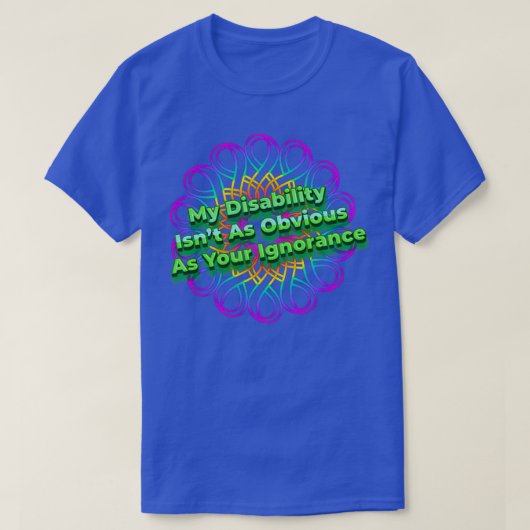 T-shirt Handicap évident 4 (Design devant)
