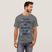 T-shirt Handicap/INvisibilité (Devant entier)
