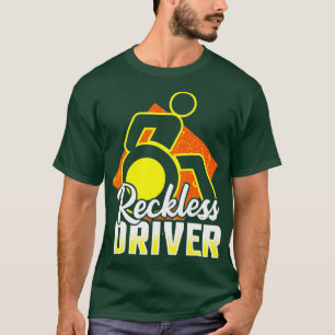 T-shirt Handicap pour Humour en fauteuil roulant amusant