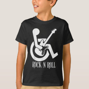 T-shirt Handicap Rocher Et Rouleau Parking Drôle Guit Acou