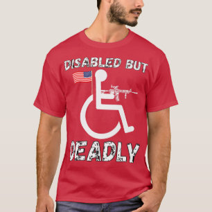 T-shirt Handicap T Handicap Handicap Mais Deadel T Premium