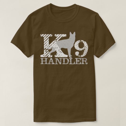 T-shirt Handler K9 Unité K9 Berger allemand (1) (Design devant)