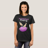 T-shirt Handpan Princess Instrument de musique Lady Hang D (Devant entier)