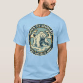 T-shirt Hands Off Greenland Polar Bear (Devant)