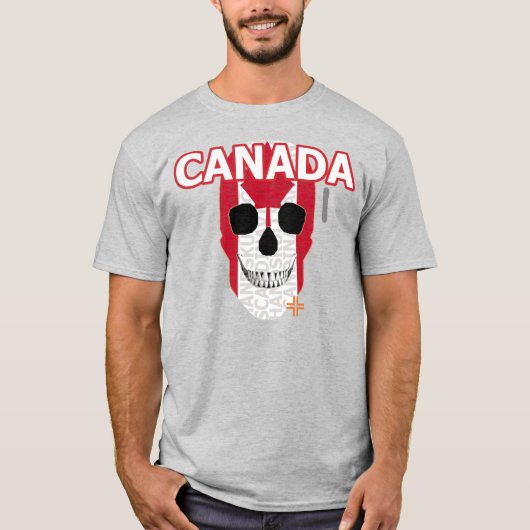 T-shirt HANDSKULL Canada de base B2 (Devant)