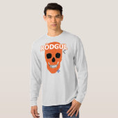 T-shirt HANDSKULL Rödgul à manches longues B2 (Devant entier)