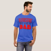 T-shirt Handsome just like my dad 80s friend (Devant entier)