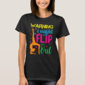 T-shirt Handstand For Girls Women Gymnastics I Might Flip (Devant)