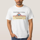 T-shirt Handyman Contractant Home Réparateur Carpenter (Devant)