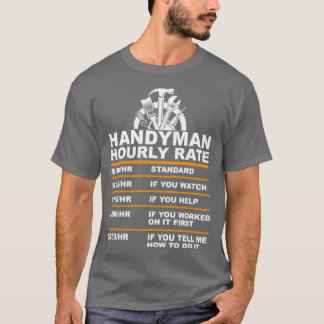 T-shirt Handyman HOURLY TATE usd T