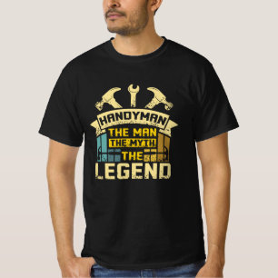 T-shirt Handyman L'Homme Le Mythe La Légende