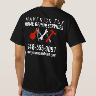 T-shirt Handyman Services de réparation et d'entretien à d