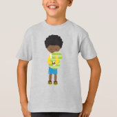 T-shirt Hanes TAGLESS® pour enfants (Devant)