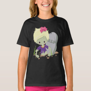 T-shirt Hanes TAGLESS® pour filles zombie