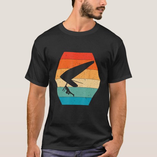 T-SHIRT HANG GLIDER RETRO DESIGN (Devant)