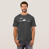 T-shirt Hang Gliding Pilot Heartbeat Hang Glider EKG (Devant entier)