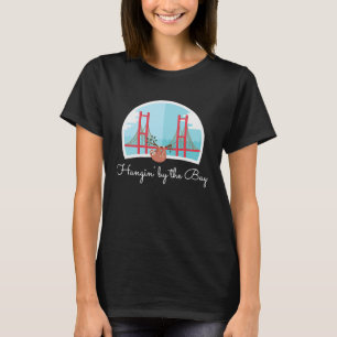 T-shirt Hangin' by the Bay Sloth Golden Gate San Francisco