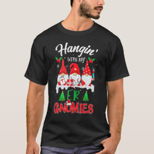 T-shirt Hangin' With My Er Gnomies Nurse Christmas Santa H