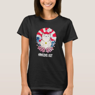 T-shirt Hanging Out Cat Hobby Kitten Pastime Cat Mom 1