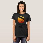 T-shirt Hanging Out Retro Women Paraglider Adventure (Devant entier)