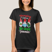 T-shirt Hanging With My 3rd Grade Gnomies Christmas Teache (Devant)