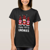 T-shirt Hanging With My Gnomies Gnome Friend Christmas 5 (Devant)