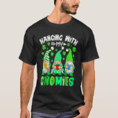 T-shirt Hanging With My Gnomies Teacher Gnomes St Patricks (Devant)