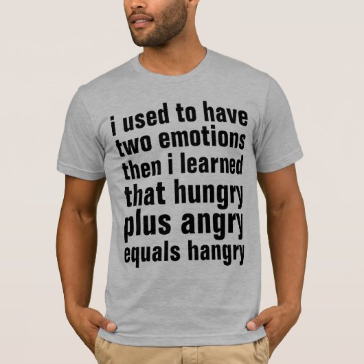 T-shirt hangry (Devant)