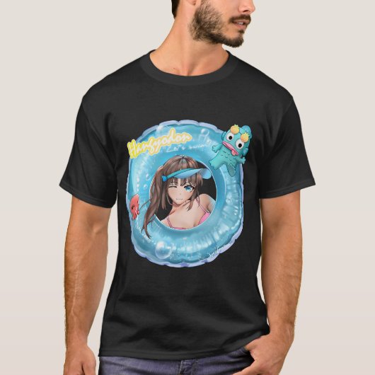 T-shirt Hangyodon Allons Nager! (Devant)