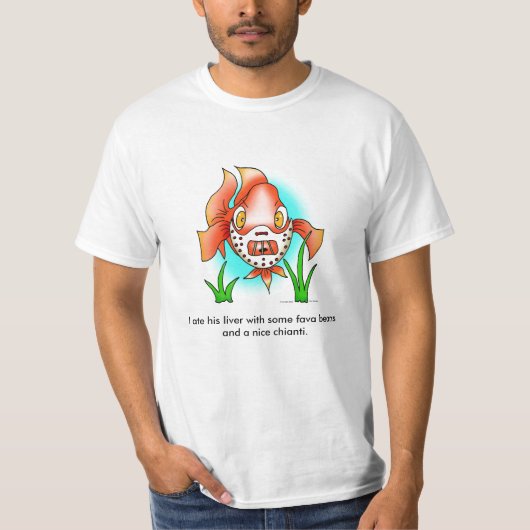 T-shirt Hanibal, j'ai mangé son foie avec une certaine (Devant)