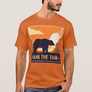 T-shirt Hank Le réservoir Californie Ours Lac Tahoe Oears 