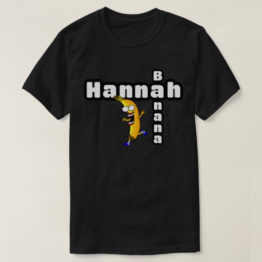 T-shirt Hannah Banana - Un nom d'Anna pour les femmes et l (Design devant)