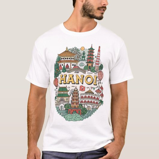 T-shirt Hanoi (Devant)