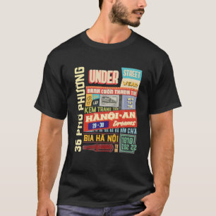 T-shirt Hanoï sous le style de rue de la capitale vietnami